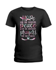 Hope for the fighter Ladies T-Shirt tile