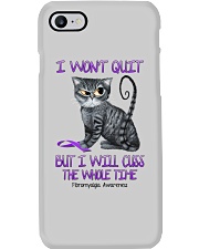 I won't quit but I will cuss Phone Case tile
