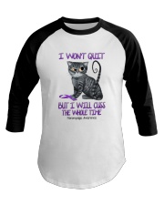 I won't quit but I will cuss Baseball Tee tile