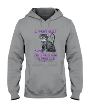 I won't quit but I will cuss Hooded Sweatshirt tile