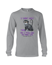 I won't quit but I will cuss Long Sleeve Tee tile