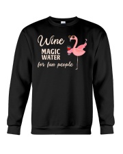 Wine for fun people Crewneck Sweatshirt tile