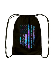 Dungeon master American flag Drawstring Bag tile