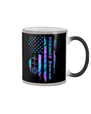 Dungeon master American flag Color Changing Mug tile