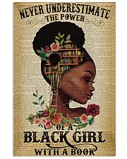 Never underestimate the power of a black girl 11x17 Poster front