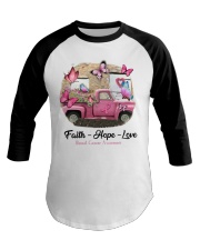 Faith hope love Baseball Tee tile