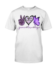 Peace love hope Classic T-Shirt front