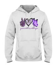 Peace love hope Hooded Sweatshirt tile