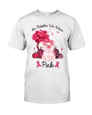 In october we wear pink Classic T-Shirt tile