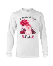 In october we wear pink Long Sleeve Tee tile