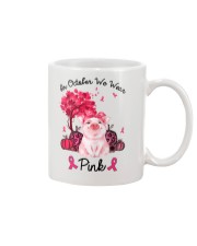 In october we wear pink Mug tile