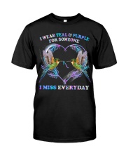 I wear teal and purple Classic T-Shirt front