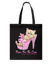 Paws for the cure Tote Bag tile