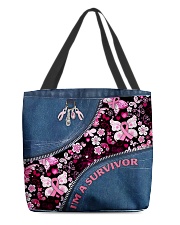 I'm a survivor All-over Tote front