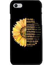 God says you are Phone Case tile