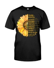 God says you are Classic T-Shirt tile