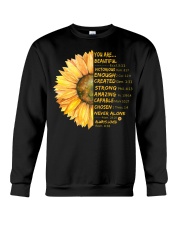 God says you are Crewneck Sweatshirt front