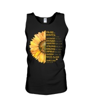 God says you are Unisex Tank tile