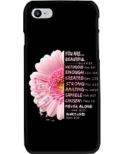 God says you are Phone Case tile