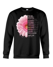 God says you are Crewneck Sweatshirt front