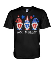 You matter 4th July - Printed apparels V-Neck T-Shirt tile
