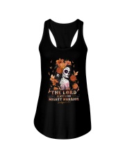 The Lord is with you Ladies Flowy Tank tile