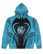 Faith hope love Men's All Over Print Hoodie front