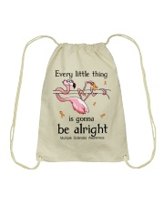 Every little thing is gonna be alright Drawstring Bag tile