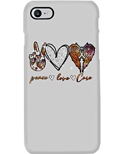 Peace Love Cure Phone Case tile