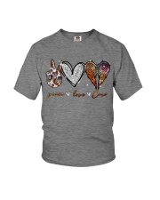 Peace Love Cure Youth T-Shirt tile