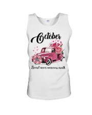 In October we wear pink Unisex Tank tile