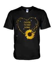 Choose to keep going V-Neck T-Shirt tile