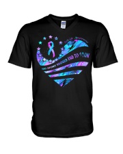 No story should end to soon V-Neck T-Shirt tile