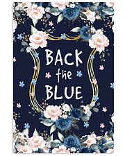 Back the blue 11x17 Poster front