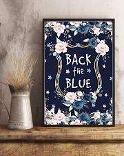 Back the blue 11x17 Poster lifestyle-poster-3