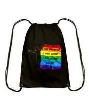 I am brave Drawstring Bag tile