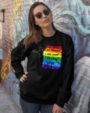 I am brave Crewneck Sweatshirt lifestyle-unisex-sweatshirt-front-3