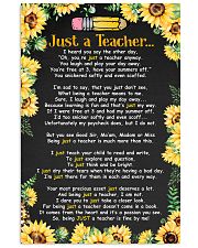 Just a teacher 11x17 Poster front