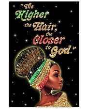 The higher the hair - Printed Poster 11x17 Poster front