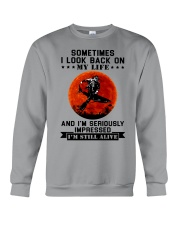 Sometimes I look back on my life Crewneck Sweatshirt tile