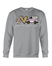 Peace Love Postal worker - Printed Apparels Crewneck Sweatshirt tile