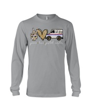 Peace Love Postal worker - Printed Apparels Long Sleeve Tee tile