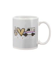 Peace Love Postal worker - Printed Apparels Mug tile