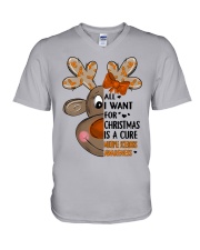 All I Want For Christmas V-Neck T-Shirt tile