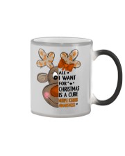 All I Want For Christmas Color Changing Mug tile