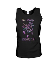 Spider web Halloween Unisex Tank tile