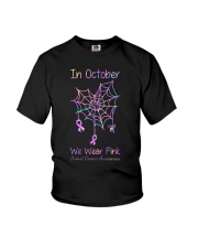 Spider web Halloween Youth T-Shirt tile