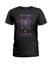 Spider web Halloween Ladies T-Shirt tile