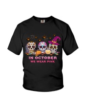 In october we wear pink Youth T-Shirt tile