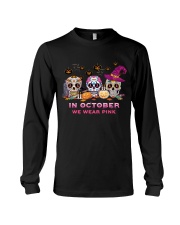 In october we wear pink Long Sleeve Tee tile